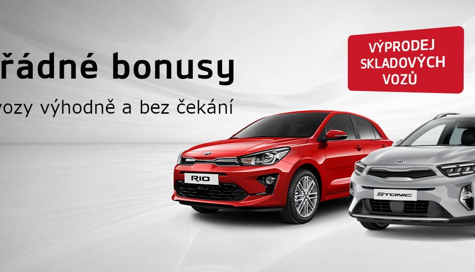 skladové vozy kia 2021